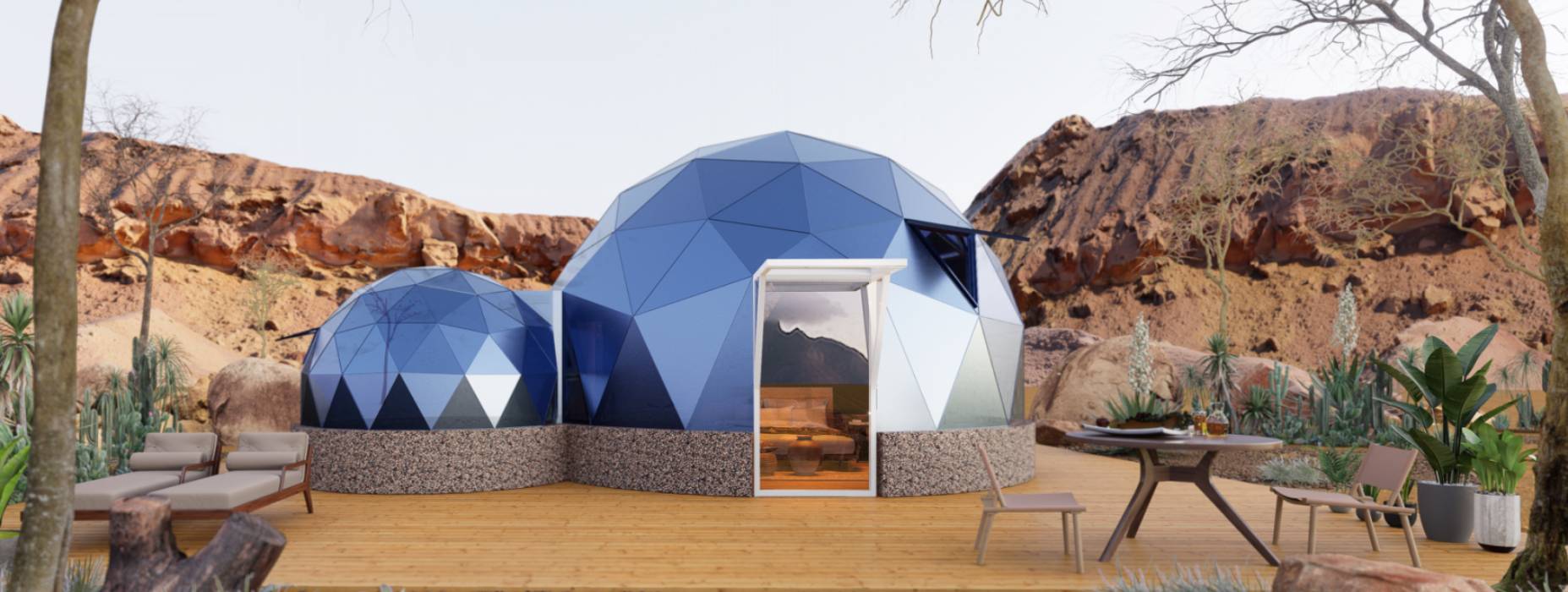 浦北县球形智能光伏玻璃星空房